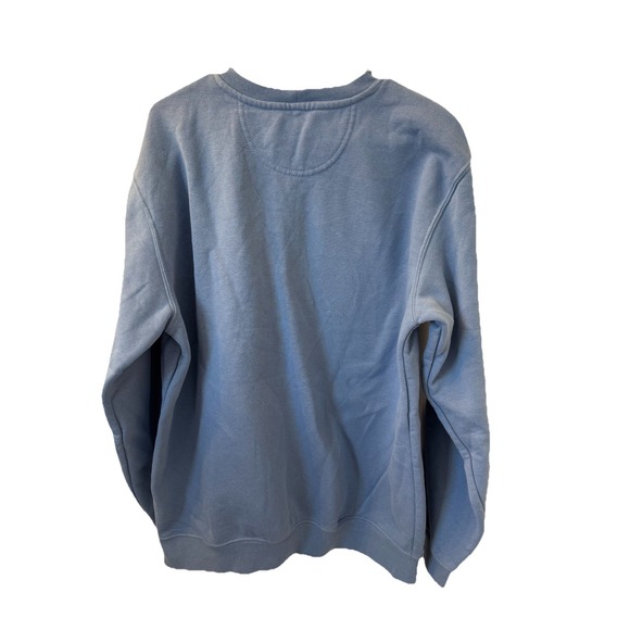 Carhartt Men's Loose Fit Midweight Crewneck Sweatshirt Blue Size Large - Picture 2 of 4